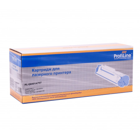 Картридж Q6001A / 707C (124A) совместимый для HP и Canon