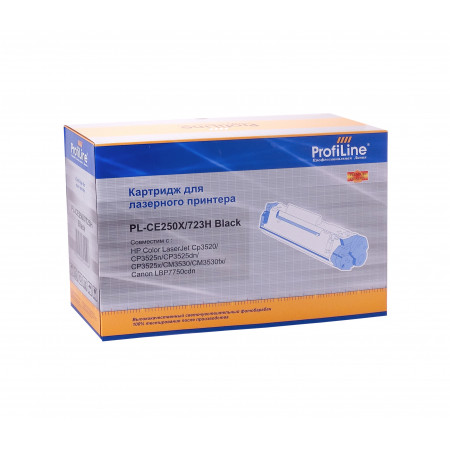 Картридж CE250X / 723H Bk (504X) совместимый для HP