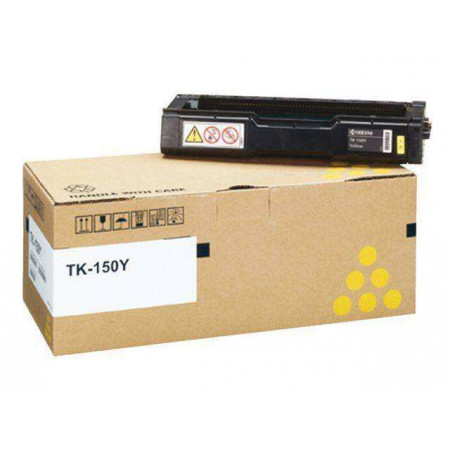 Тонер-туба TK-150Y совместимая для Kyocera
