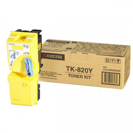 Заправка картриджа Kyocera TK-820Y