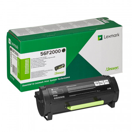 Картридж Lexmark 56F2000 <span class='no_chip' data-toggle='tooltip' data-original-title='Необходимо установить старый чип, либо купить чип для работы картриджа.'>без чипа</span>
