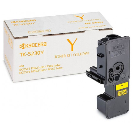 Тонер-туба TK-5230Y совместимая для Kyocera
