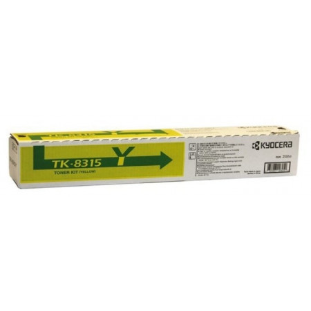 Тонер-картридж TK-8315Y совместимый для Kyocera