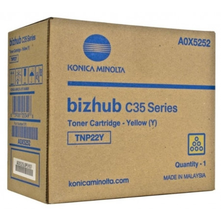 Тонер-картридж TNP-22Y совместимый для Konica Minolta