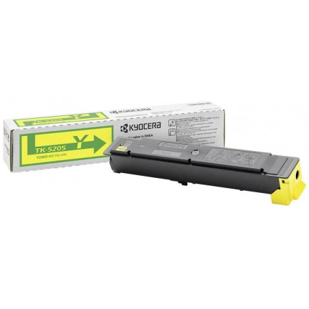 Тонер-туба TK-5205Y совместимая для Kyocera