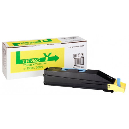 Картридж TK-865Y совместимый для Kyocera