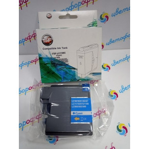 Картридж Brother LC1100/LC980C Cyan водный оригинальный