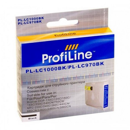 Картридж LC970BK Black водный совместимый для Brother