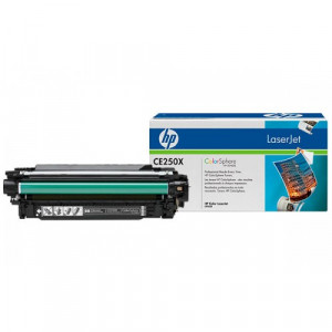 Картридж HP CE250X (504X) оригинальный